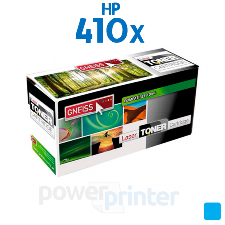 Tóner HP 410X C (CF411X) cian alternativo GNEISS
