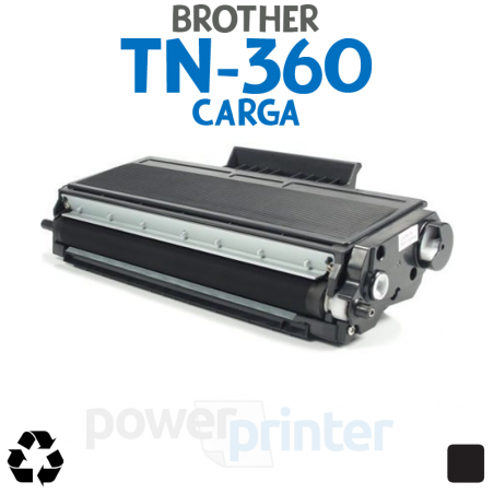Carga de Tóner Brother TN-360 (TN-360) negro