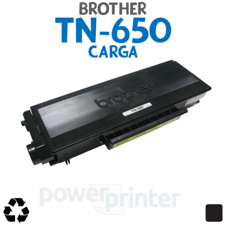 Carga de Tóner Brother TN-650 (TN-650) negro