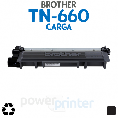 Carga de Tóner Brother TN-660 (TN-660) negro