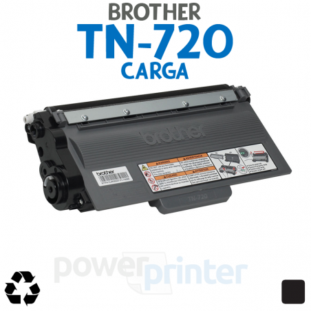 Carga de Tóner Brother TN-720 (TN-720) negro