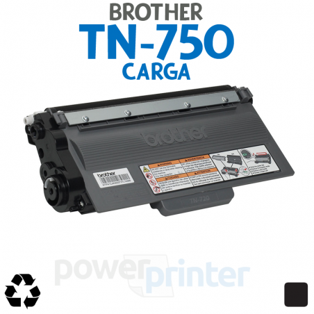 Carga de Tóner Brother TN-750 (TN-750) negro