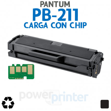 Carga de Tóner Pantum PB-211 (PB-211) negro