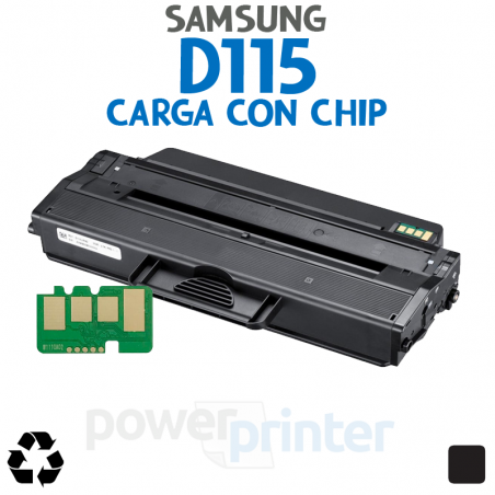 Carga de Tóner Samsung D115 (MLT-D115) negro