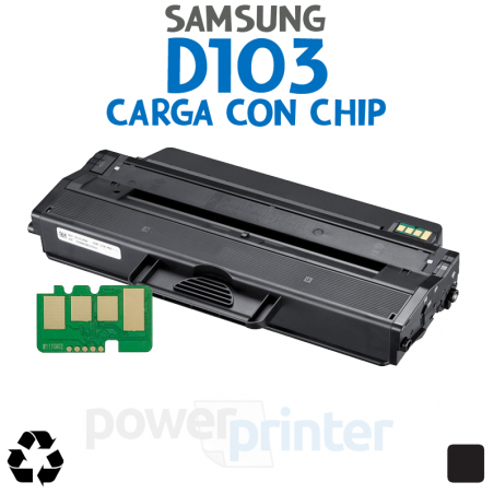 Carga de Tóner Samsung D103 (MLT-D103) negro