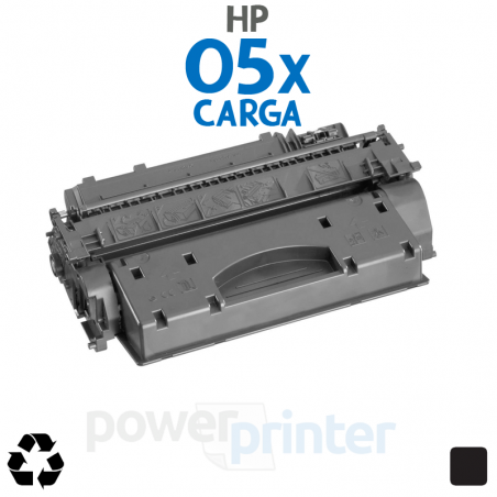 Carga de Tóner HP 05X (CE505X) negro