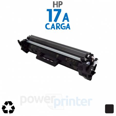 Carga de Tóner HP 17A (CF217A) negro