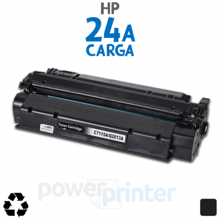 Carga de Tóner HP 24A (Q2624A) negro
