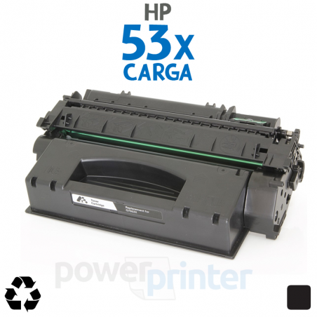 Carga de Tóner HP 53X (C7553X) negro
