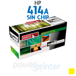 Tóner HP 414A Y sin chip...