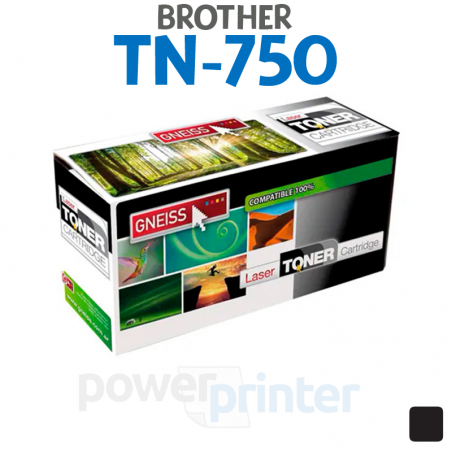 Tóner Brother TN-750 (TN-750) negro alternativo GNEISS