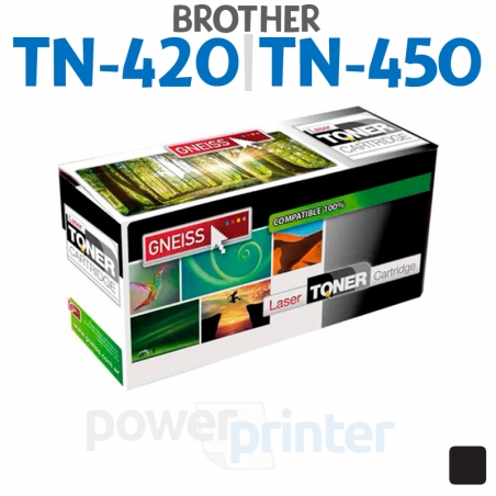 Tóner Brother TN-420|TN-450 (TN-420|TN-450) negro alternativo GNEISS