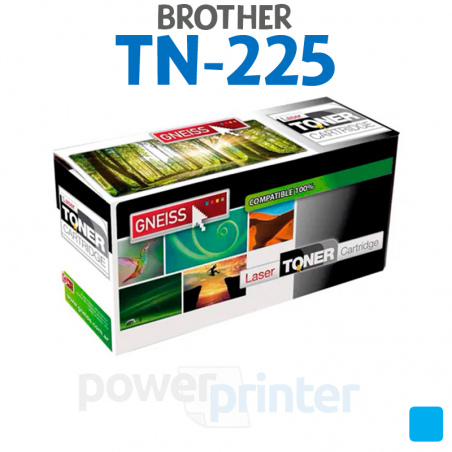 Tóner Brother TN-225 C (TN-225C) cian alternativo GNEISS