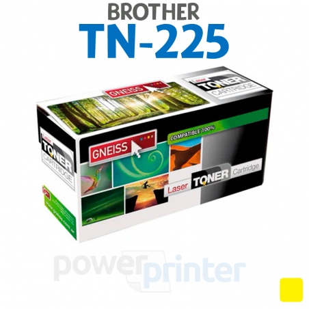 Tóner Brother TN-225 Y (TN-225Y) amarillo alternativo GNEISS