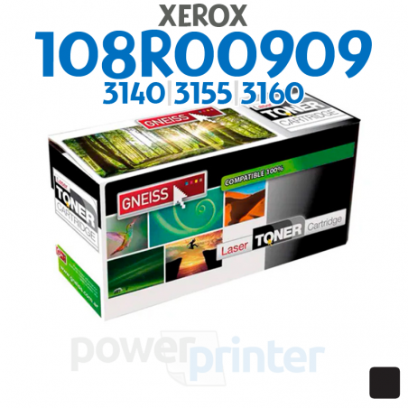 Tóner Xerox 3140|3155|3160 (108R00909) negro alternativo GNEISS