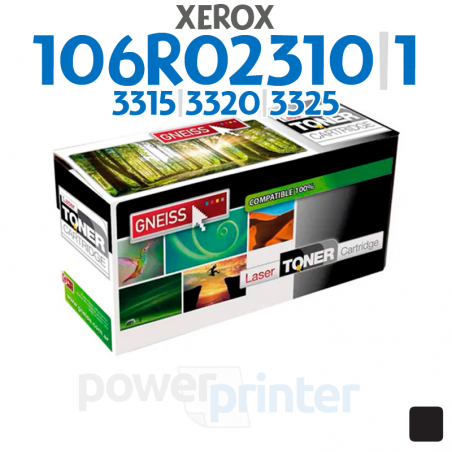 Tóner Xerox 3315|3320|3325 (106R02310|106R02311) negro alternativo GNEISS