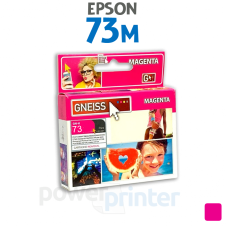 Cartucho de tinta Epson 73M (T073320) magenta alternativo GNEISS