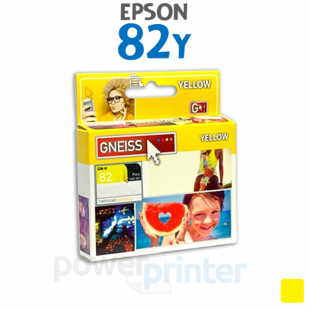 Cartucho de tinta Epson 82Y (T082420) amarillo alternativo GNEISS