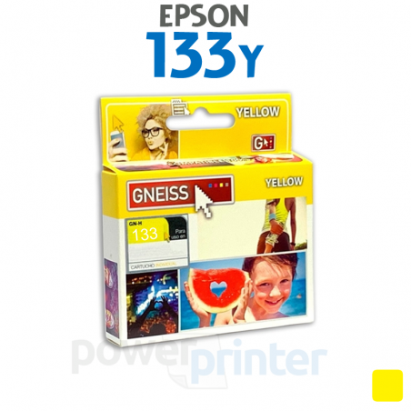Cartucho de tinta Epson 133Y (T133420) amarillo alternativo GNEISS