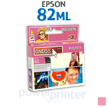 Cartucho de tinta Epson 82M (T082320) magenta alternativo GNEISS
