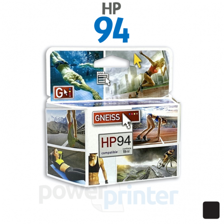 Cartucho de Tinta HP 94 (C8765WL) negro alternativo GNEISS