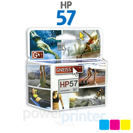 Cartucho de Tinta HP 57 (C6657A) color alternativo GNEISS