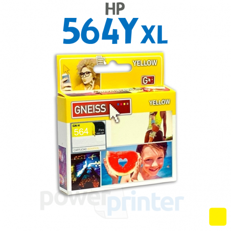 Cartucho de Tinta HP 564Y XL (CB325WN) amarillo alternativo GNEISS