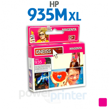 Cartucho de Tinta HP 935M XL (C2P25AL) magenta alternativo GNEISS