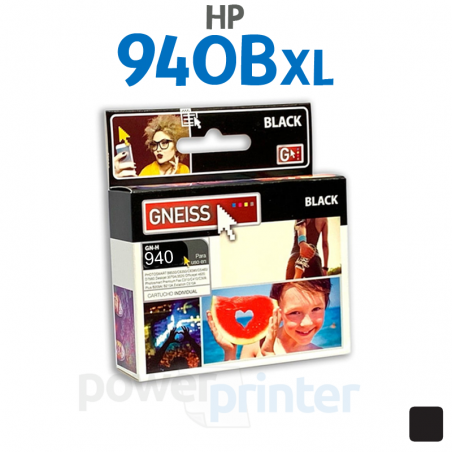 Cartucho de Tinta HP 940B XL (C4902AL) negro alternativo GNEISS