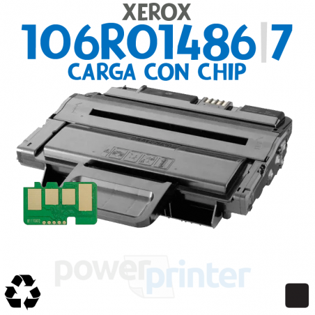 Carga de Tóner Xerox 3210|3220 (106R01486|106R01487) negro