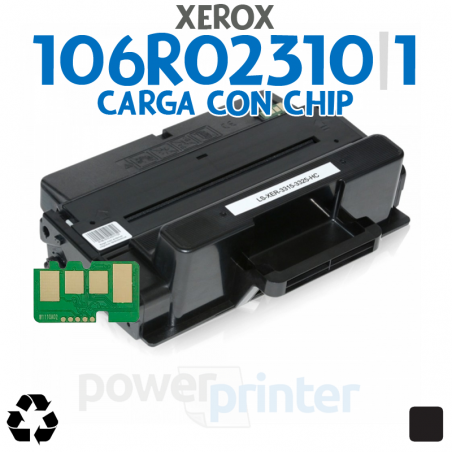 Carga de Tóner Xerox 3315|3320|3325 (106R02310|106R02311) negro