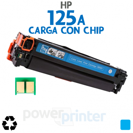 Carga de Tóner HP 125A C (CB541A) cian