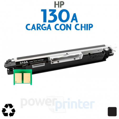 Carga de Tóner HP 130AB (CF350A) negro