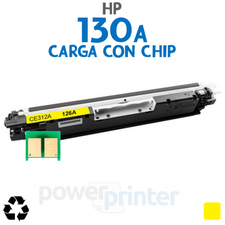 Carga de Tóner HP 130AY (CF352A) amarillo