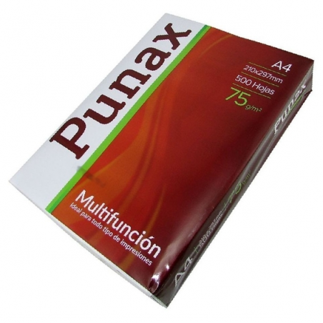 Resma de papel A4 75gr Punax 500 hojas
