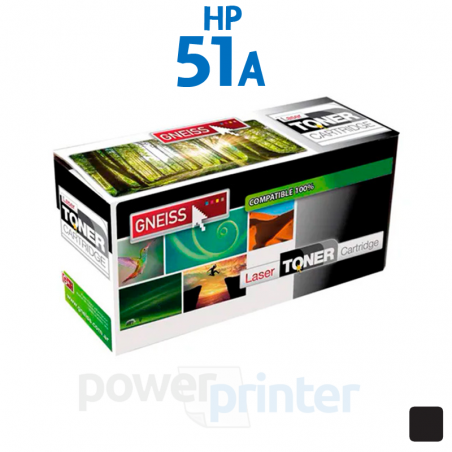 Tóner HP 51A (Q7551A) negro alternativo GNEISS