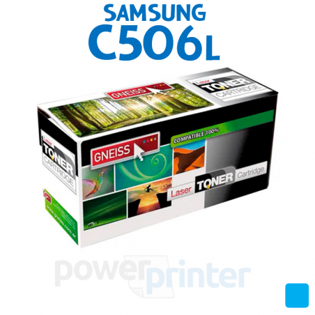 Tóner Samsung 506C (CLT-C506L) cian alternativo GNEISS